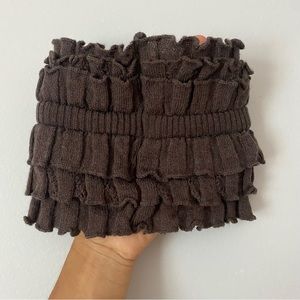 Miss Sixty Brown Neck Warmer - Gothic/Renaissance Style